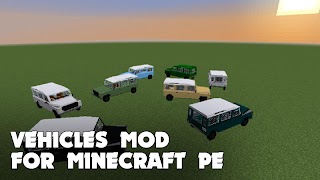 Vehicles Mod for Minecraft PE स्क्रीनशॉट 3