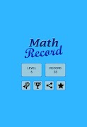 Math Record poster