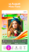 15 August Photo Frame imagem de tela 1