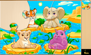 برنامه‌نما پازل بچه ها عکس از صفحه