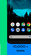 Pixel - icon pack captura de pantalla 1
