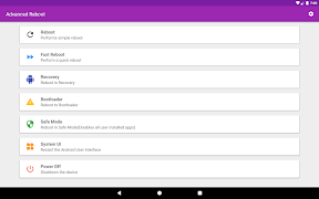 Advanced Reboot | Restart [ROOT] imagem de tela 4