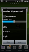 2 Schermata Display Brightness Level