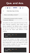 برنامه‌نما Learn Kotlin Programming - PRO عکس از صفحه