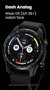 Dash Analog Watch face الملصق