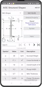 AISC Structural Steel Shapes imagem de tela 5