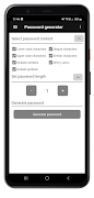 Password generator imagem de tela 1