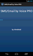 SMS / Email by Voice PRO ポスター