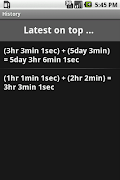 برنامه‌نما Time Calculator عکس از صفحه