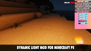 Dynamic Light Mod Minecraft PE syot layar 3