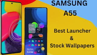 Samsung Galaxy A55 Launcher पोस्टर