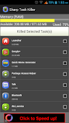 برنامه‌نما Sharp Task Killer عکس از صفحه