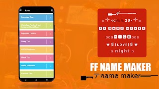 FF name maker : stylish text imagem de tela 2