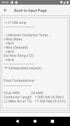 Wire Gauge (AWG) Calculator screenshot 2