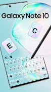 Galaxy Note 10 Klavye Teması Ekran Görüntüsü 1