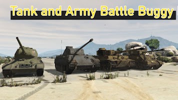 Tank and Army Battle Buggy Driving Simulator 2022 скриншот 1