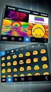 برنامهنما تم صفحه کليد Neon 3d Tech Holo عکس از صفحه