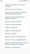 برنامه‌نما Class 11 Chemistry Notes عکس از صفحه