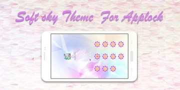 AppLock Theme Soft Sky imagem de tela 3