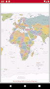 2 Schermata World Map With Countries Name
