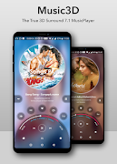 Music Player 3D Surround 7.1 plakat