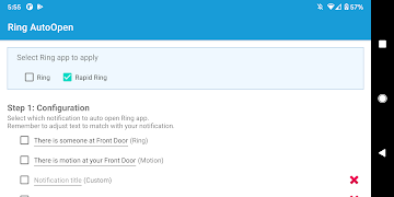 Ring Auto Open 截图 3