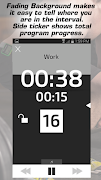 4 Schermata Gymboss Interval Timer