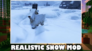 Realistic Snow Mod Minecraft captura de pantalla 5