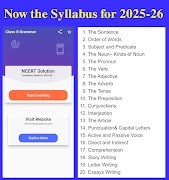 Class 8 English Grammar Book plakat