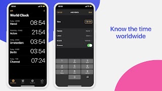 Clock Phone 16, Alarm & Timer स्क्रीनशॉट 4