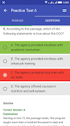 ACT Exam Reading Practice Test screenshot 5