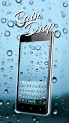 Blue Raindrops Keyboard Theme screenshot 2