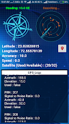 برنامه‌نما GPS Coordinates عکس از صفحه