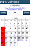 برنامه‌نما Digital Compass عکس از صفحه