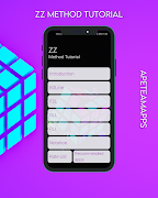 RubiX: ZZ method Algorithms स्क्रीनशॉट 1