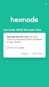 Hexnode MDM Remote View 截图 1
