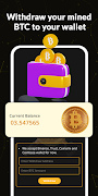 Bitcoin Mining - BTC Miner screenshot 2