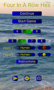 Four In A Row Hexagonal imagem de tela 1