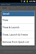 Quick Thaw 截图 1