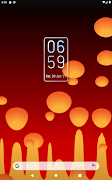 Simple Gradient Clock Widget syot layar 6
