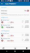 برنامه‌نما EXFO Optical Power Meter عکس از صفحه