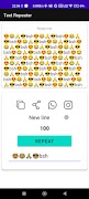 Répéteur de Texte Emoji capture d'écran 6