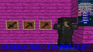 Obsidian Tool Mod Minecraft PE capture d'écran 3