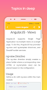 Learn Angular اسکرین شاٹ 3