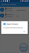 برنامهنما Import Export Contacts Excel عکس از صفحه