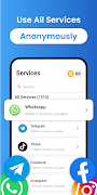 OneCode SMS Virtual Number imagem de tela 1
