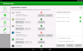 3 Schermata MMGuardian Tablet Security