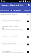 برنامه‌نما Business Plan Quick Builder عکس از صفحه