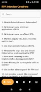 RPA Interview Question پوسٹر
