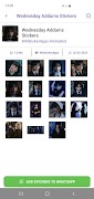 2 Schermata Wednesday Adams Stickers